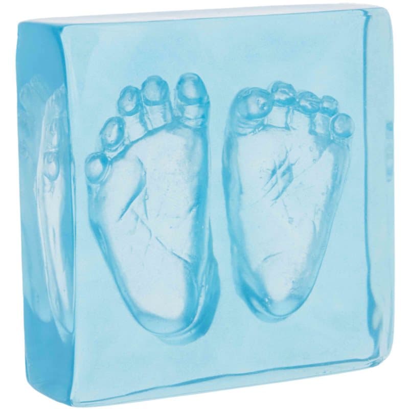 Dooky Crystal Memories DeLuxe 3D Frame Handprint & Footprint baby afdrukset 1 st