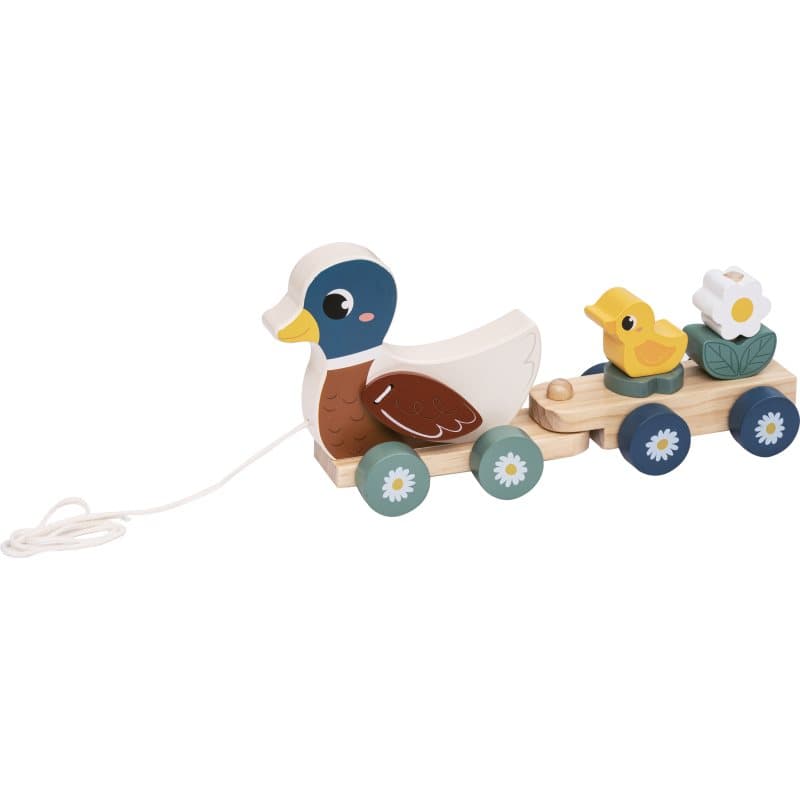 2Kids Toys Pull-along Toy Duck Family trekspeeltje 12m+ 1 st