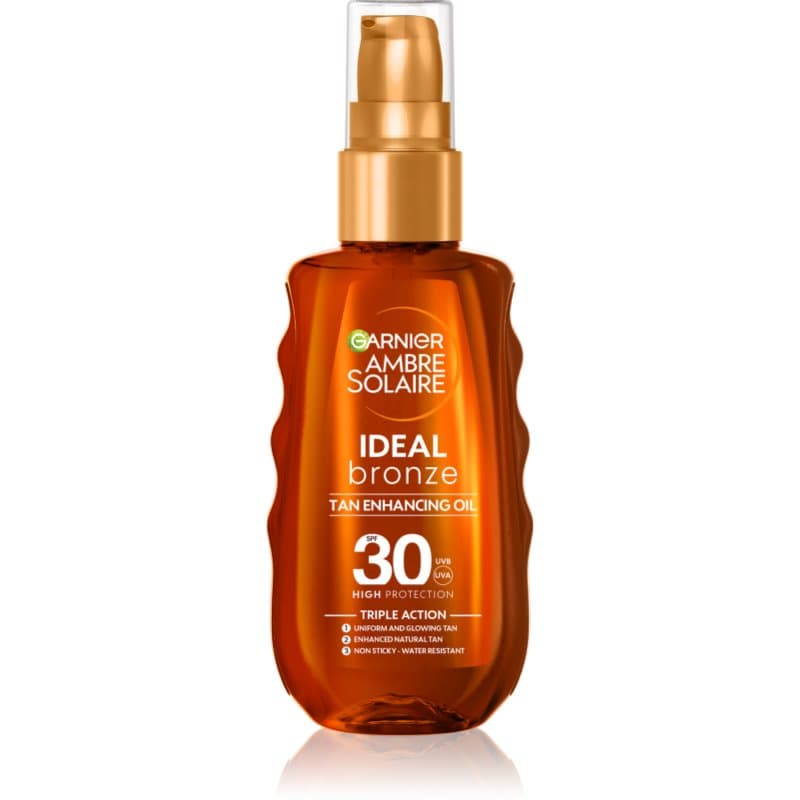 Garnier Ambre Solaire Ideal Bronze verzorgende zonnebrandolie SPF 30 150 ml