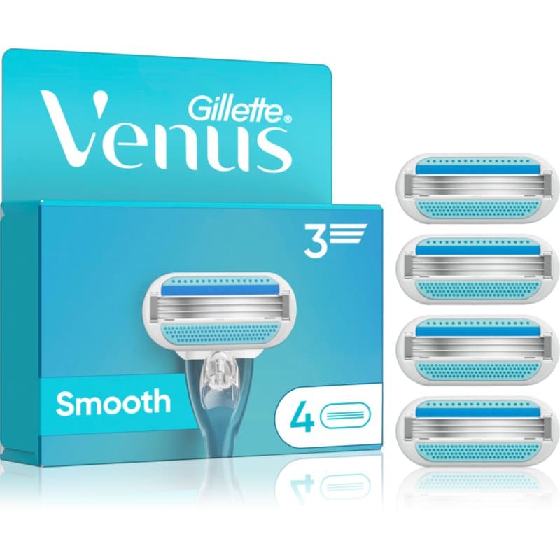 Gillette Venus Smooth Vervangende Open Messen 4 st