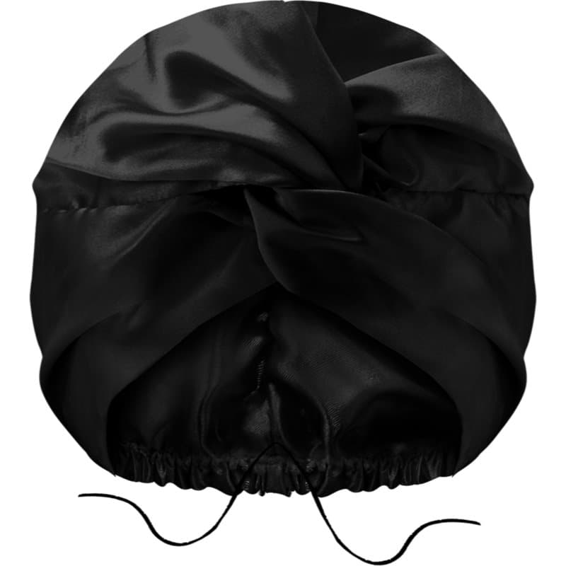 GLOV Double Layer Satin Bonnet satijnen tulband Black 1 st