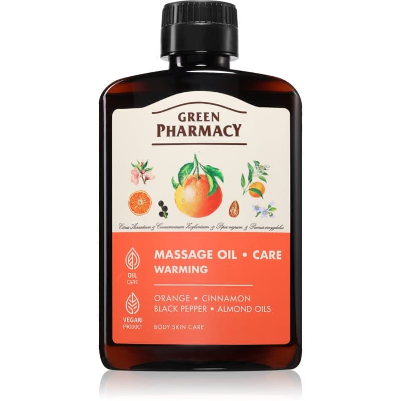Green Pharmacy Essential oils of Orange Massage Oil Warme Massage Olie 200 ml