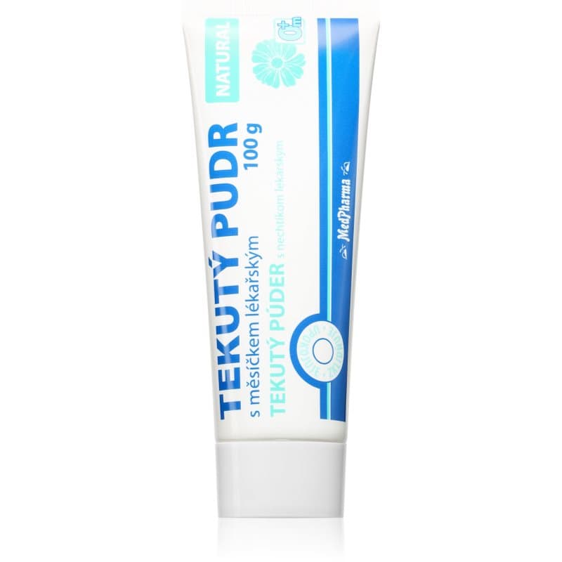 MedPharma Tekutý pudr NATURAL beschermende babypoeder 100 g
