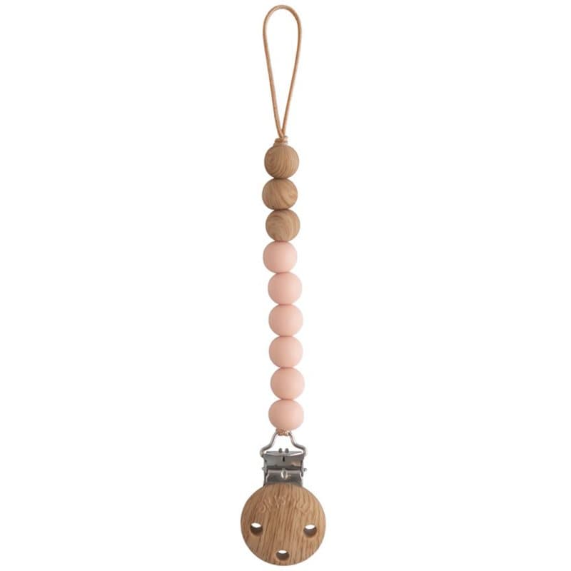 Mushie Eva fopspeenclip Blush 1 st