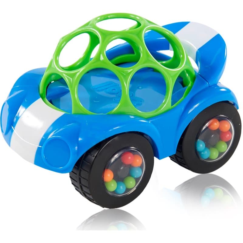 Oball Rattle & Roll autootje voor Kinderen Blue 3m+ 1 st