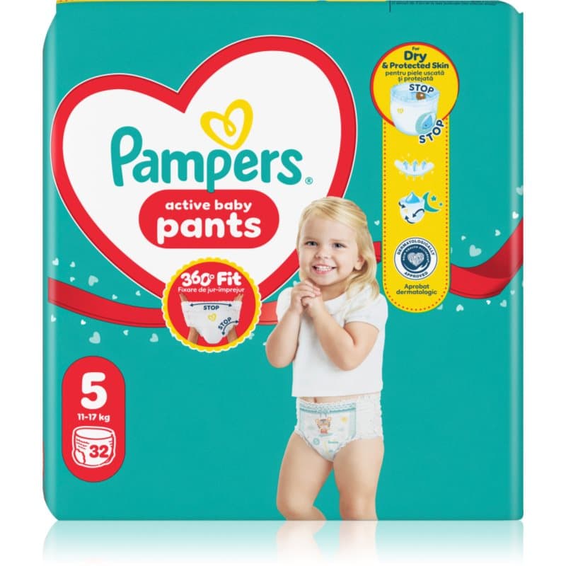 Pampers Active Baby Pants Size 5 wegwerp-luierbroekjes 11-17 kg 32 st