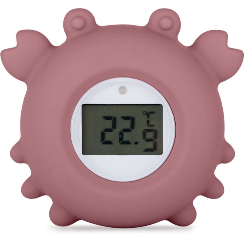 Petite&Mars Digital Silicone Water Thermometer 0m+ digitale thermometer voor in bad Crab Caleb 1 st