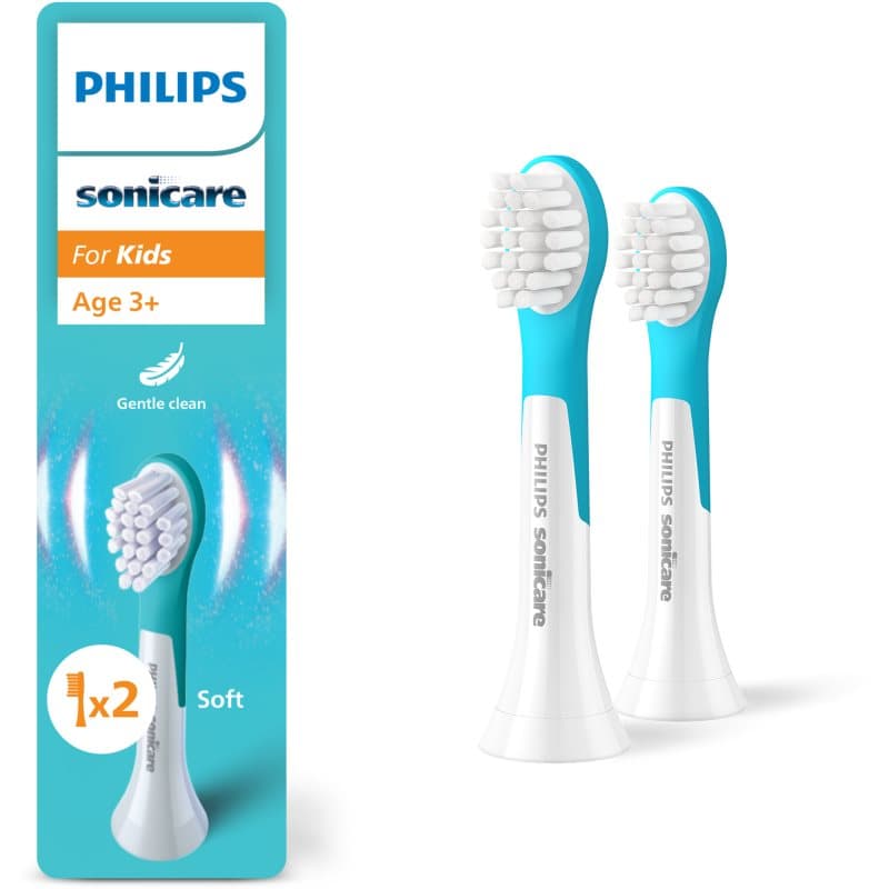 Philips Sonicare For Kids Mini 3+ HX6032/90 Vervangende Opzetstuk voor Tandenborstel voor Kinderen 2 st