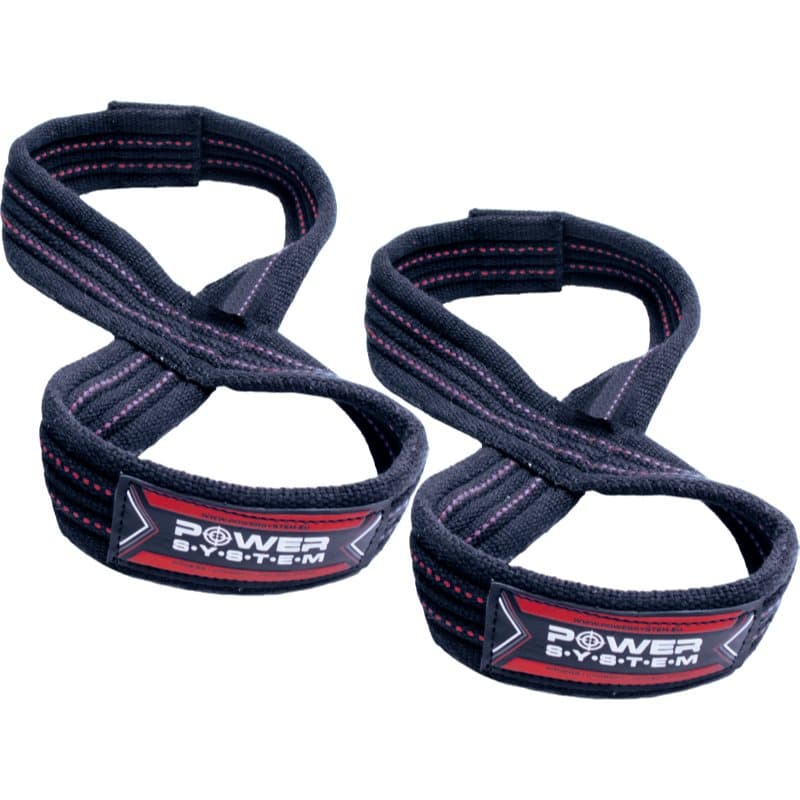 Power System Figure 8 Straps power straps kleur Red L/XL 2 st