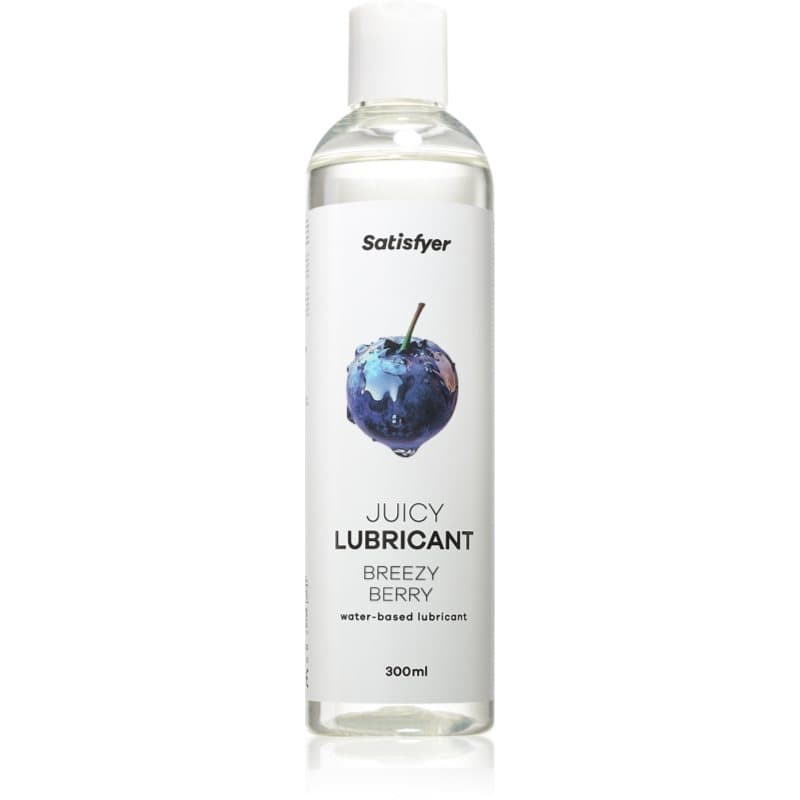 Satisfyer Juicy Lubricant glijmiddel met een smaakje Breezy Berry 300 ml