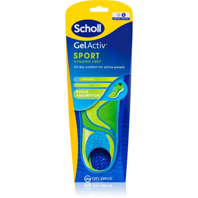 Scholl GelActiv Sport zolen voor in de schoenen voor Sporters type Large EU 40 - 46.5 1 paar