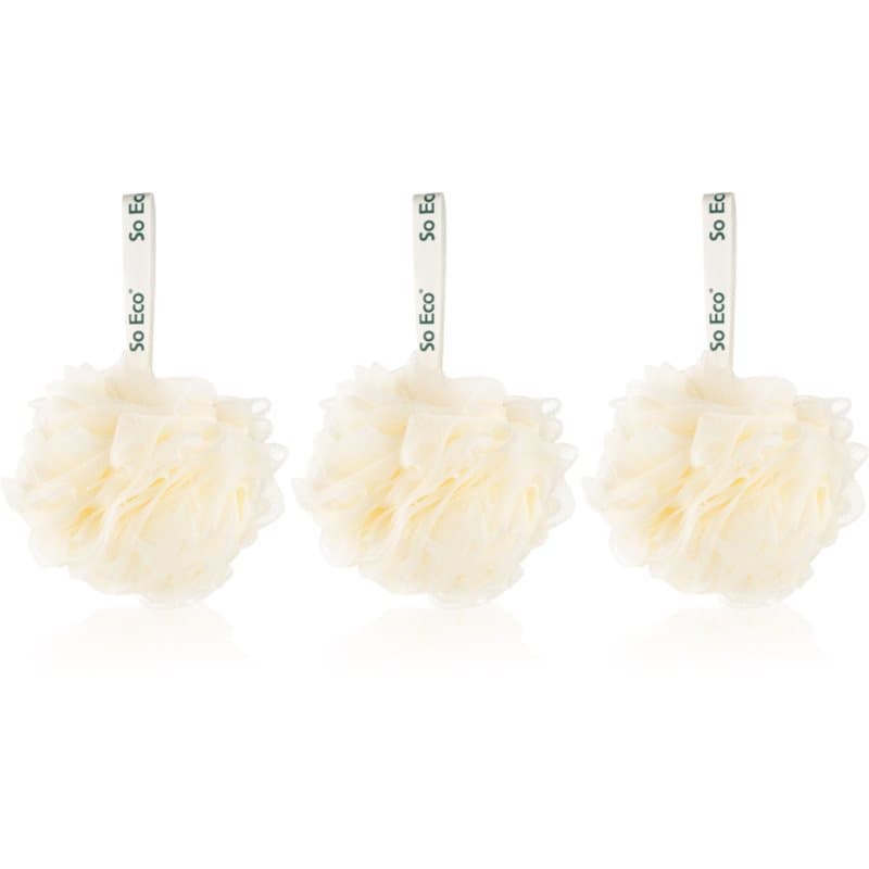 So Eco Bath & Shower Pouf Wasspons 3 st