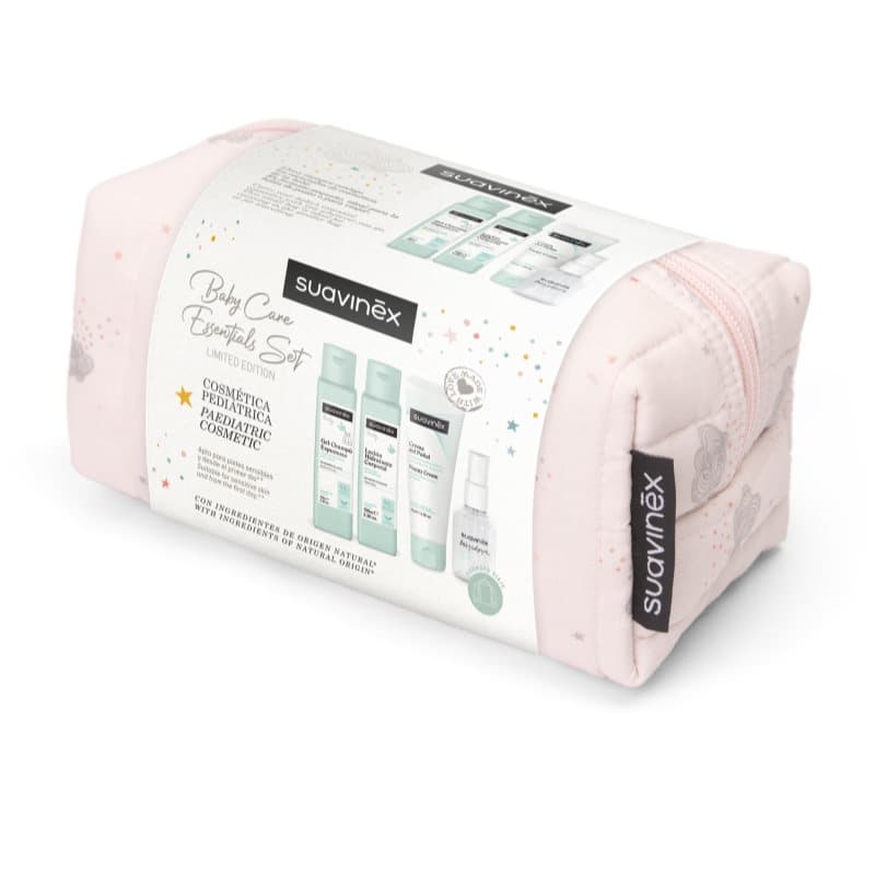 Suavinex Baby Care Essentials Set Pink Travel-set voor Kinderen