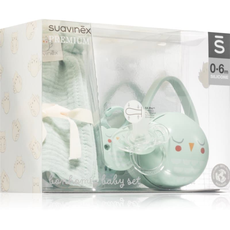 Suavinex Bonhomia Gift Set Green Gift Set voor Kinderen vanaf Geboorte