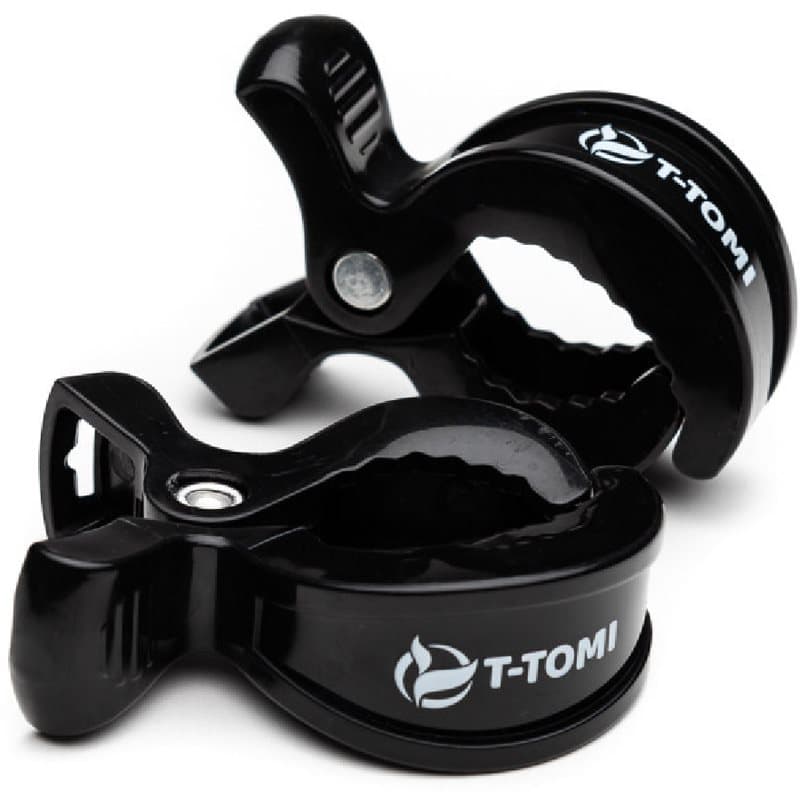 T-TOMI Clip fopspeenclip Black 2 st
