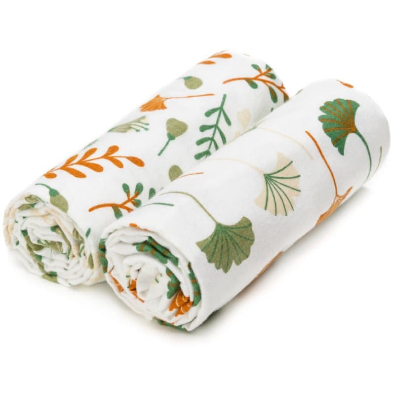 T-TOMI Cloth Towels Ginkgo handdoek Ginkgo 80x100 cm 2 st