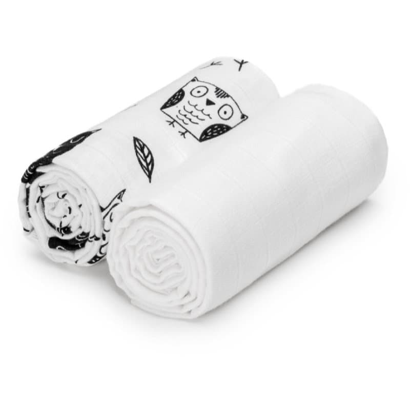 T-TOMI TETRA Cloth Towels EXCLUSIVE COLLECTION handdoek Owls 90x100 cm 2 st
