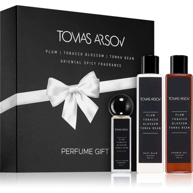 Tomas Arsov Plum Tobacco Blossom Tonka Bean Gift Set Unisex 3 st