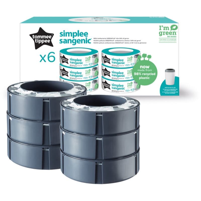 Tommee Tippee Simplee navulcassette 6 st