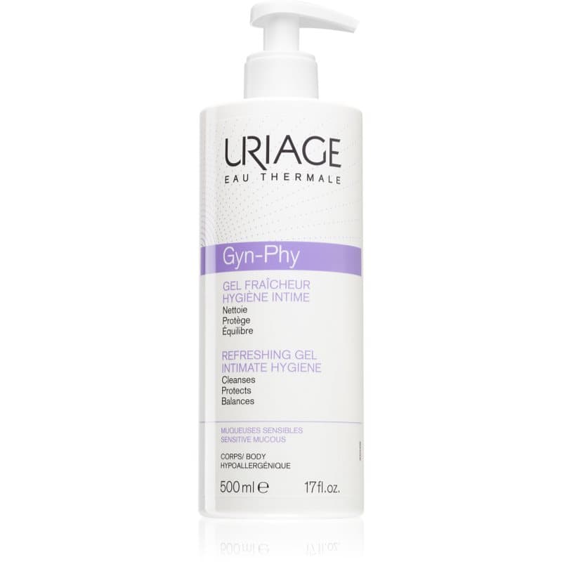 Uriage Gyn-Phy Refreshing Gel Intimate Hygiene Verfrissende Gel voor Intieme Hygiëne 500 ml