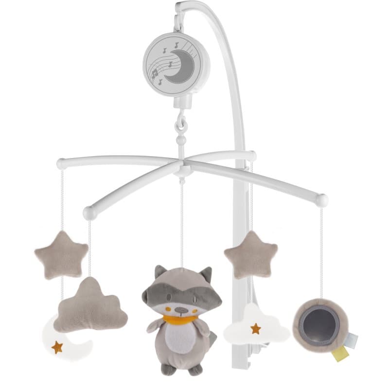 Zopa Music Mobile Raccoon mobiel voor boven babybedje met muziek 1 st