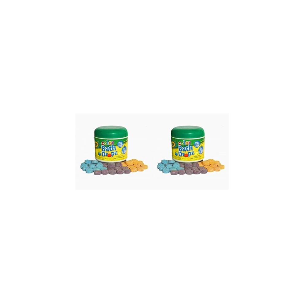 Crayola Color Bath Dropz 60 tabletten 3,59 ounce pot (3-pack)