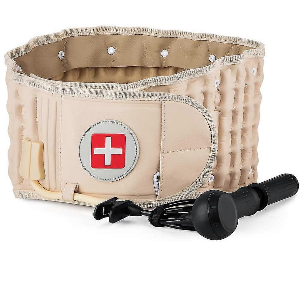 Decompression Back Belt Lumbar Spine Support for Lower Back Pain Relief - One Size Fits 29-49 Waist