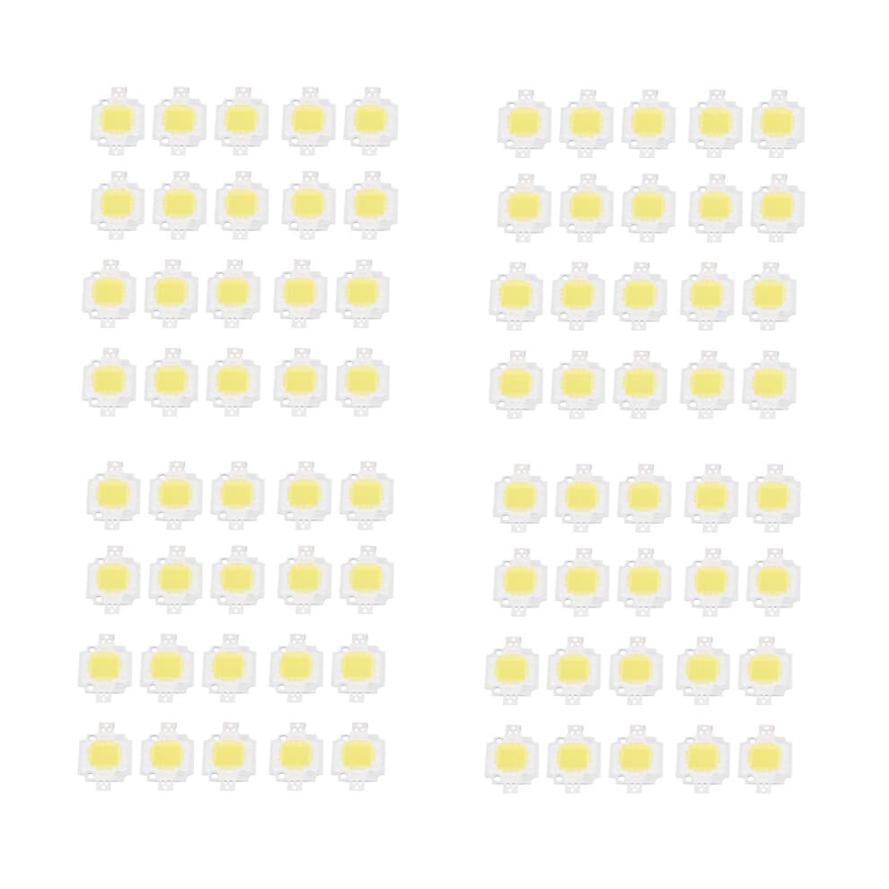 80PCS 10W LED zuiver wit hoog vermogen 1100LM lamp SMD chip gloeilamp DC 9-12V
