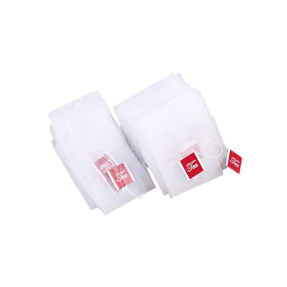 100 stuks theezakjesfilter 7 x 6 cm zakjesfilterpapier nylon theezakjes