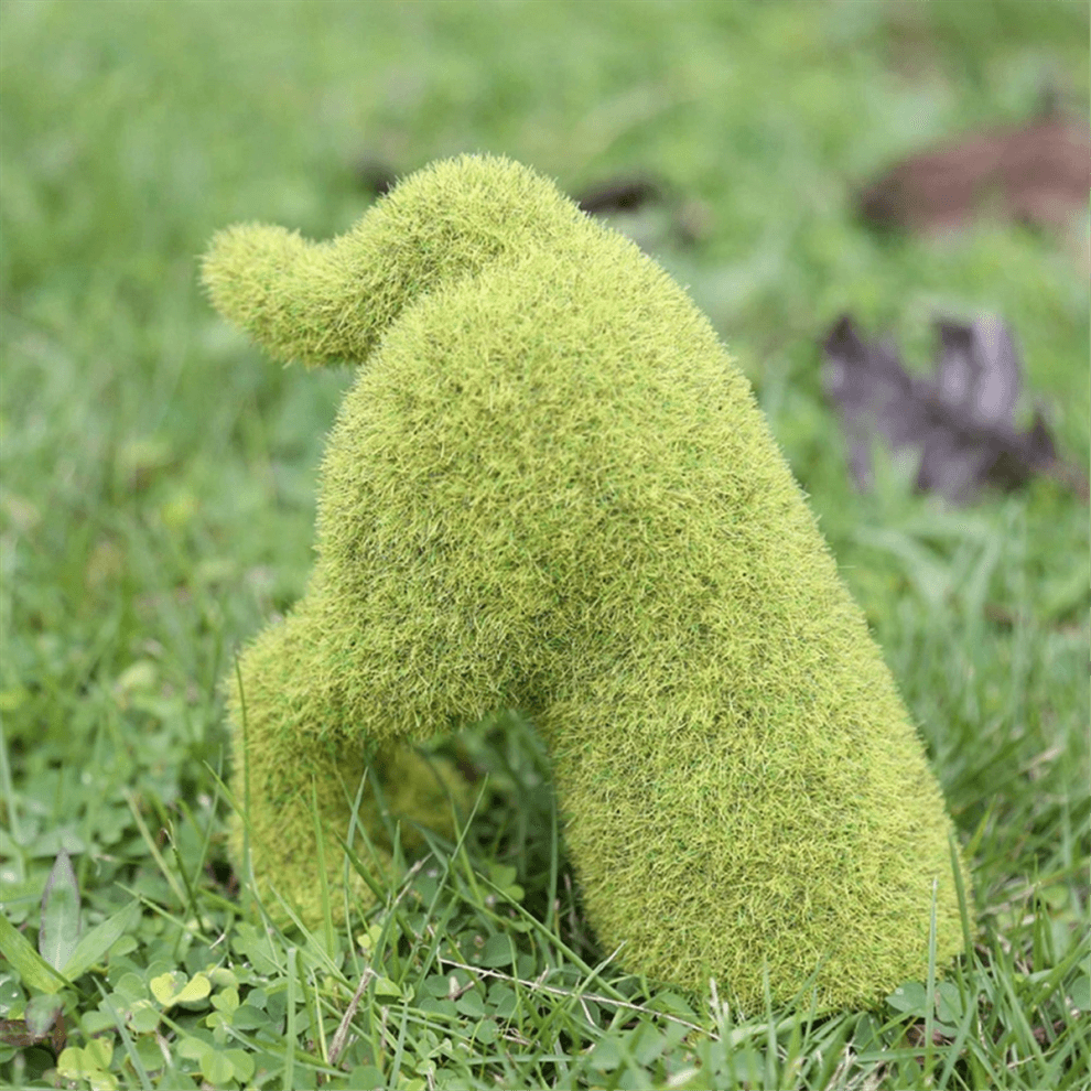 Simulatie Vlokken Hond Sculptuur Dier Ornamenten A
