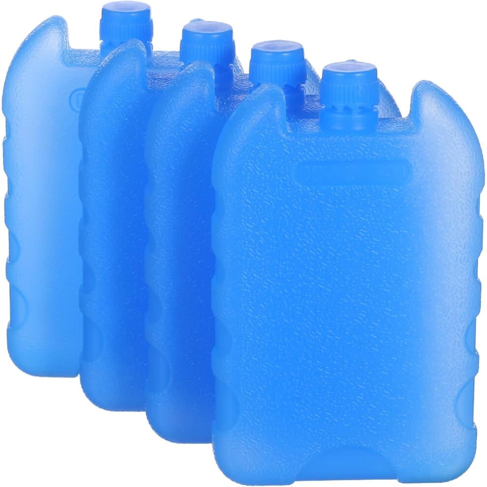 Koelboxen voor 4 stuks ijsblokken, diepvriespakketten, herbruikbare ijspakketten voor lunchboxen
