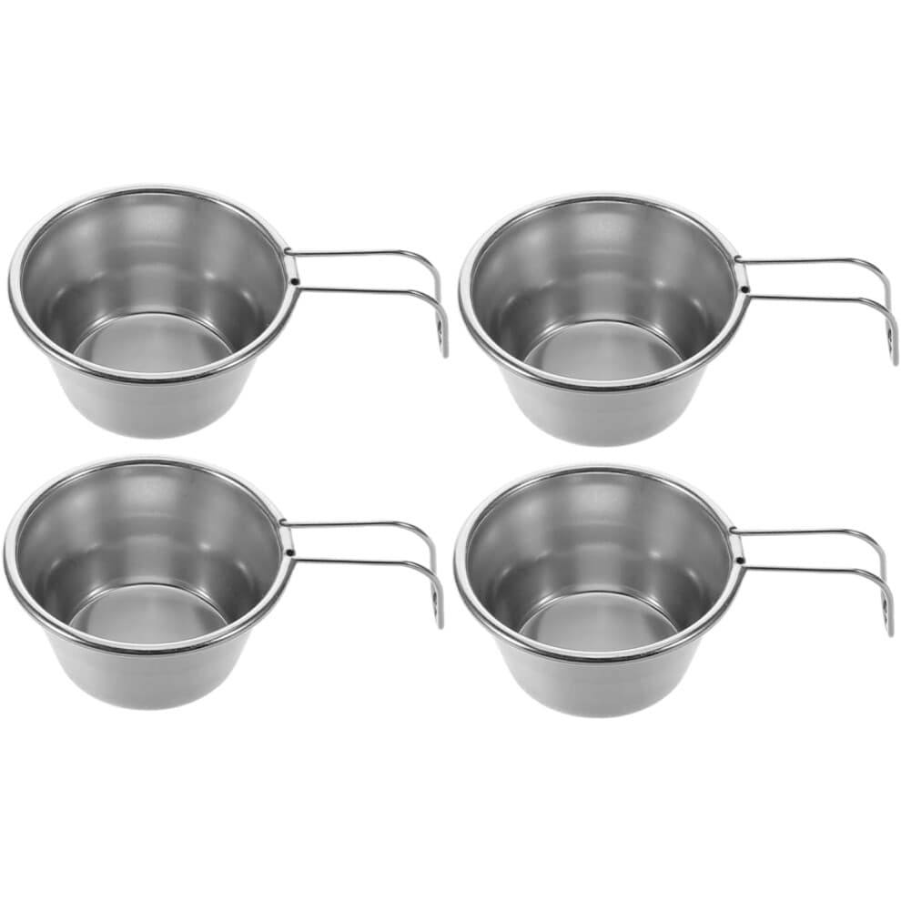 Elegante roestvrijstalen shotglaasjesset (4 stuks) met minibekers voor kampeerbenodigdheden buitenshuis
