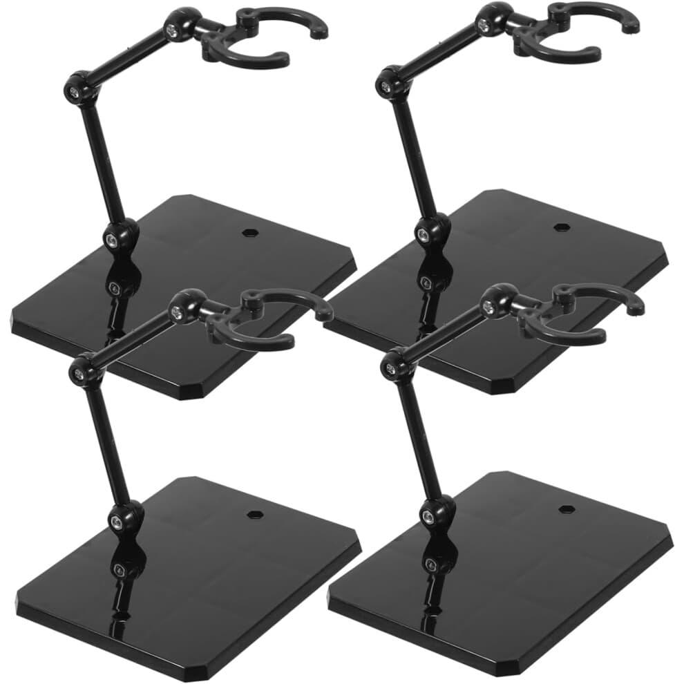 Set van 4 stevige plastic actiefiguren voor verzamelbare modellen, poppen, eenvoudig te monteren
