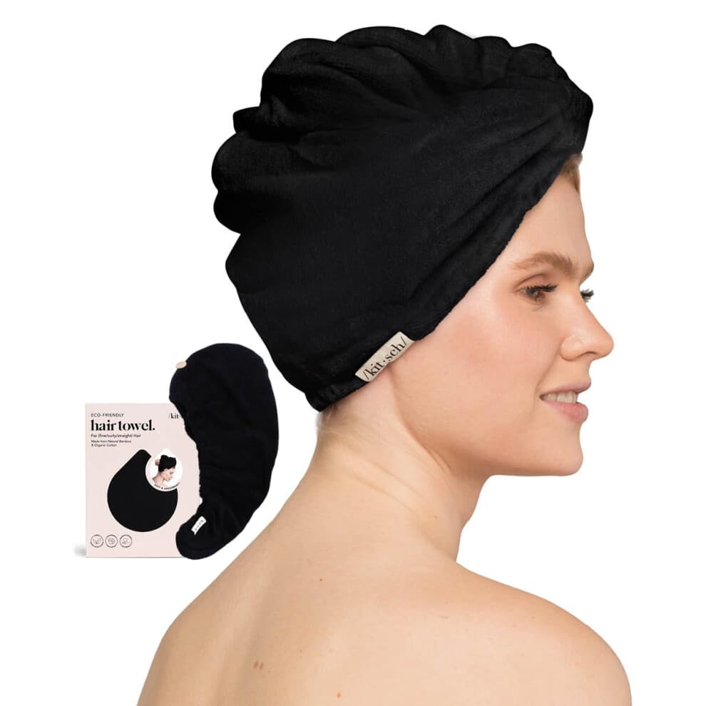 Kitsch Microfiber Haarhanddoek Wrap voor Vrouwen - Anti-Frizz Sneldrogende Handdoek