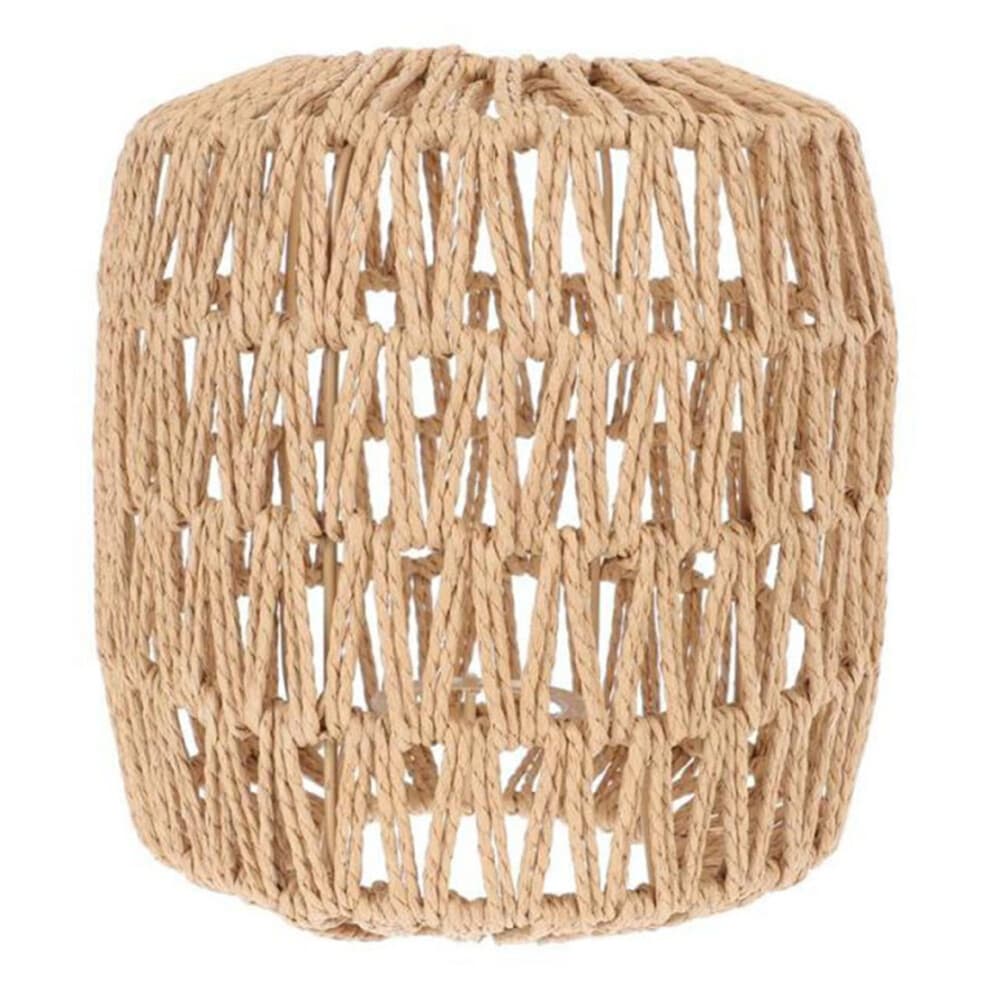 Gesimuleerde rotan lampenkap, handgemaakte geweven kroonluchter, vintage lampenkap, woondecoratie, hangende hanglamp, slaapkamer