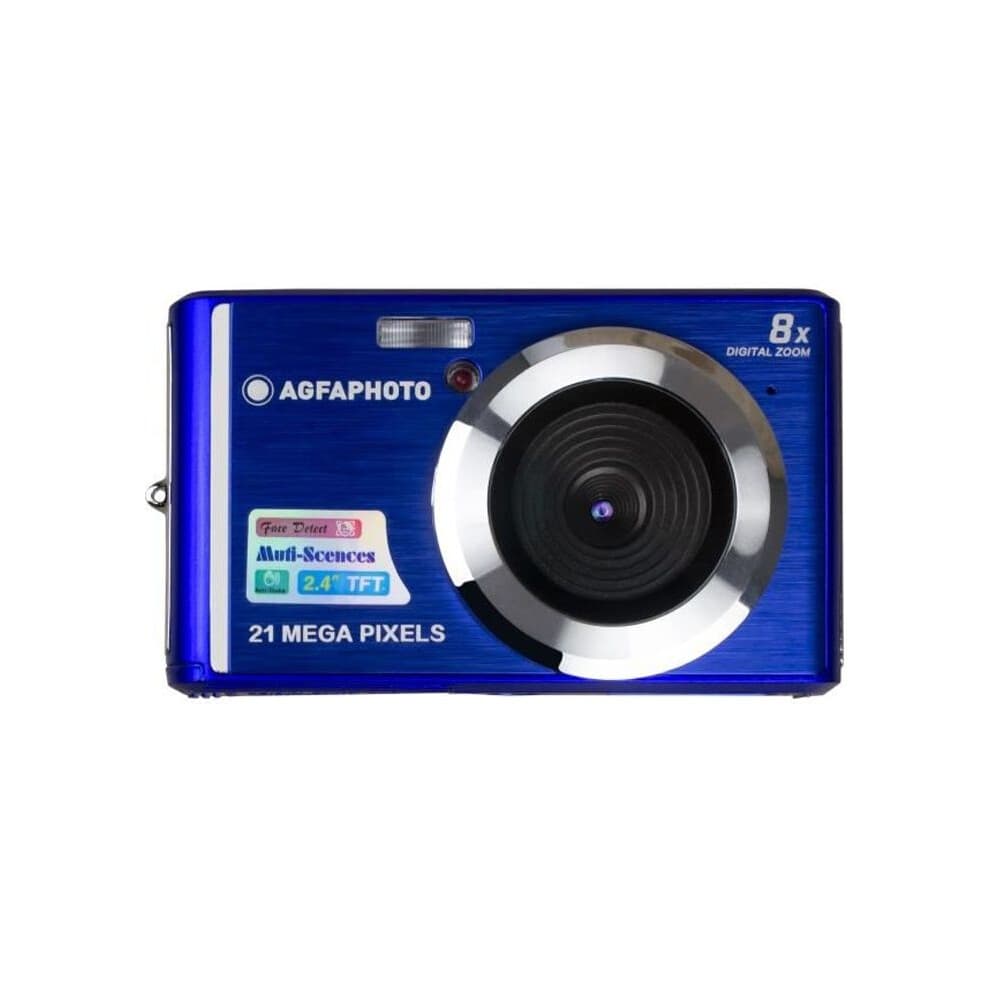 AGFA FOTO - Compacte Digitale Camera DC5200 - Blauw - 21 MP - Digitale Zoom 8x - Lithiumbatterij