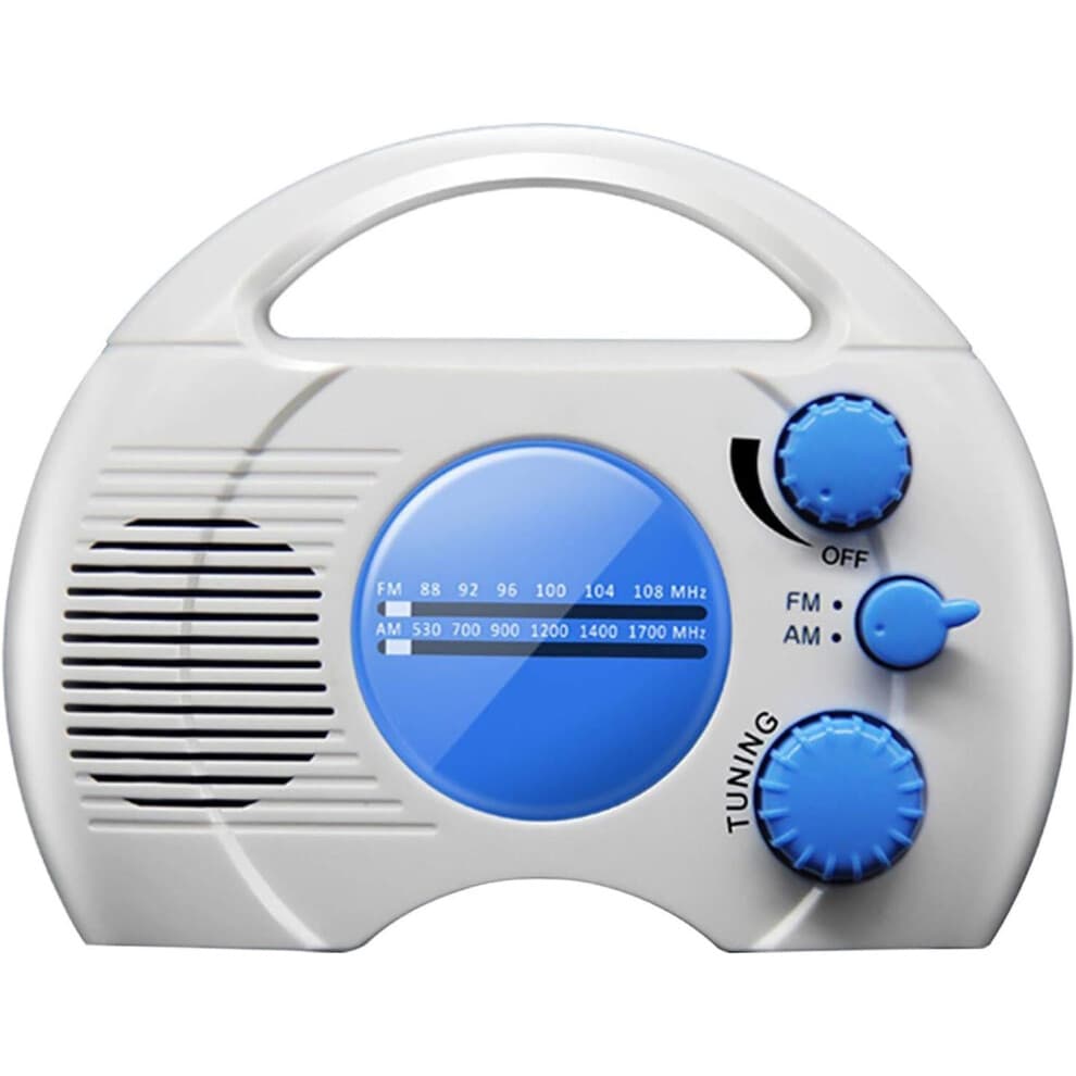 Waterdichte doucheradio, doucheluidspreker met AM/FM-radio, draagbare hangradio