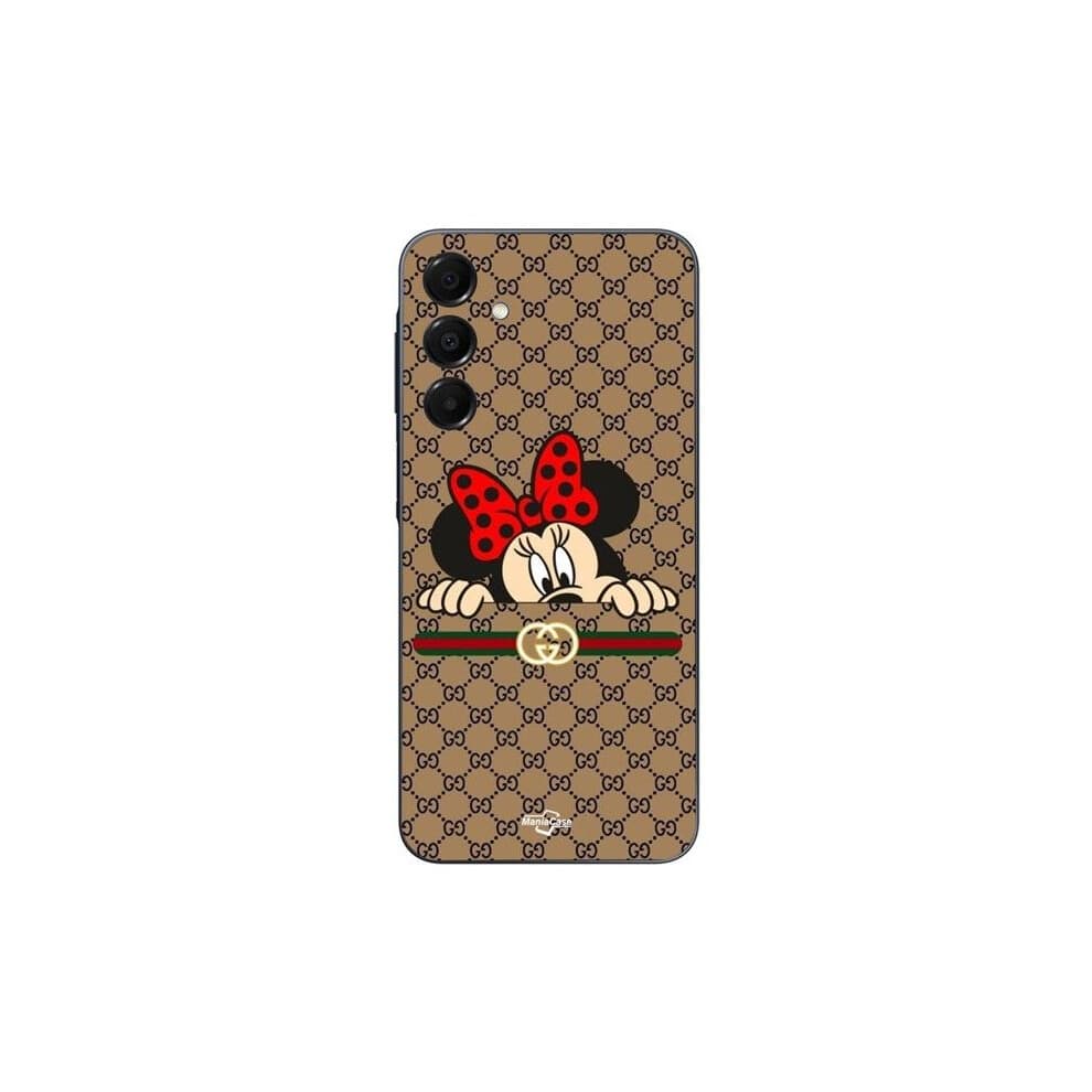 Telefoonhoesje - Minnie Gucci - Galaxy A16 - Siliconen - Zacht - Zwart