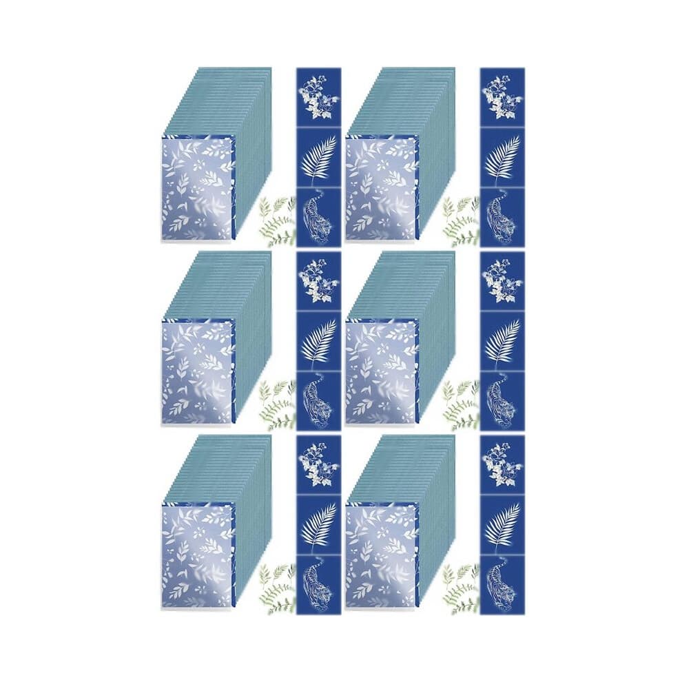 180 Vellen Cyanotype Papier, Sun Art Paper Kit, Solar Tekenpapier Natuur Printpapier voor Kinderen Volwassenen Kunst Ambachten