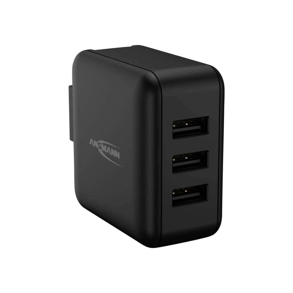 Ansmann Reisoplader TC315 USB-oplader 15 W 3x USB-A zwart binnen
