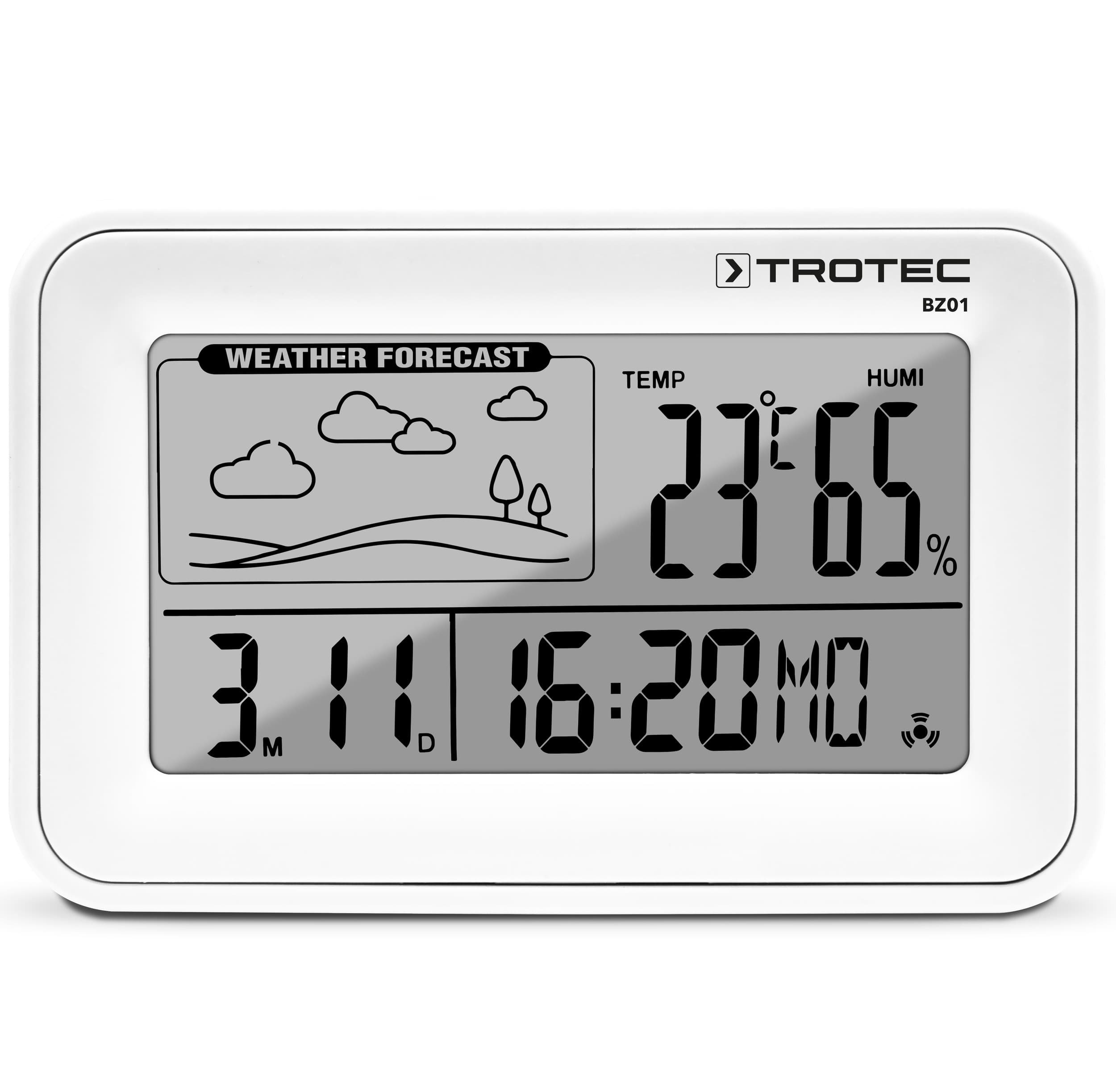 Digitale wekker met weerstation BZ01