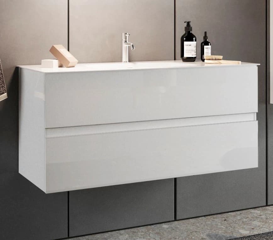 Benvenuto Design Start HG Wit 100 cm Zwevend Wastafel en Onderkast