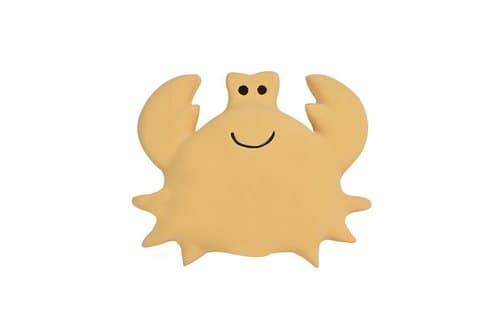 Tikiri krab bad/bijtspeeltje met rammelaar