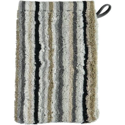 Cawö Cawo Lifestyle Streifen Washandje 7048 Kiezelsteen-37 16x22