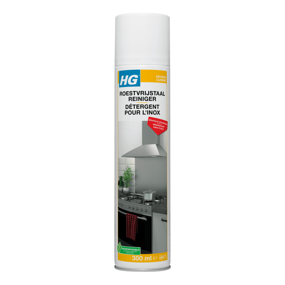 HG Roestvrijstaal reiniger 300 Milliliter
