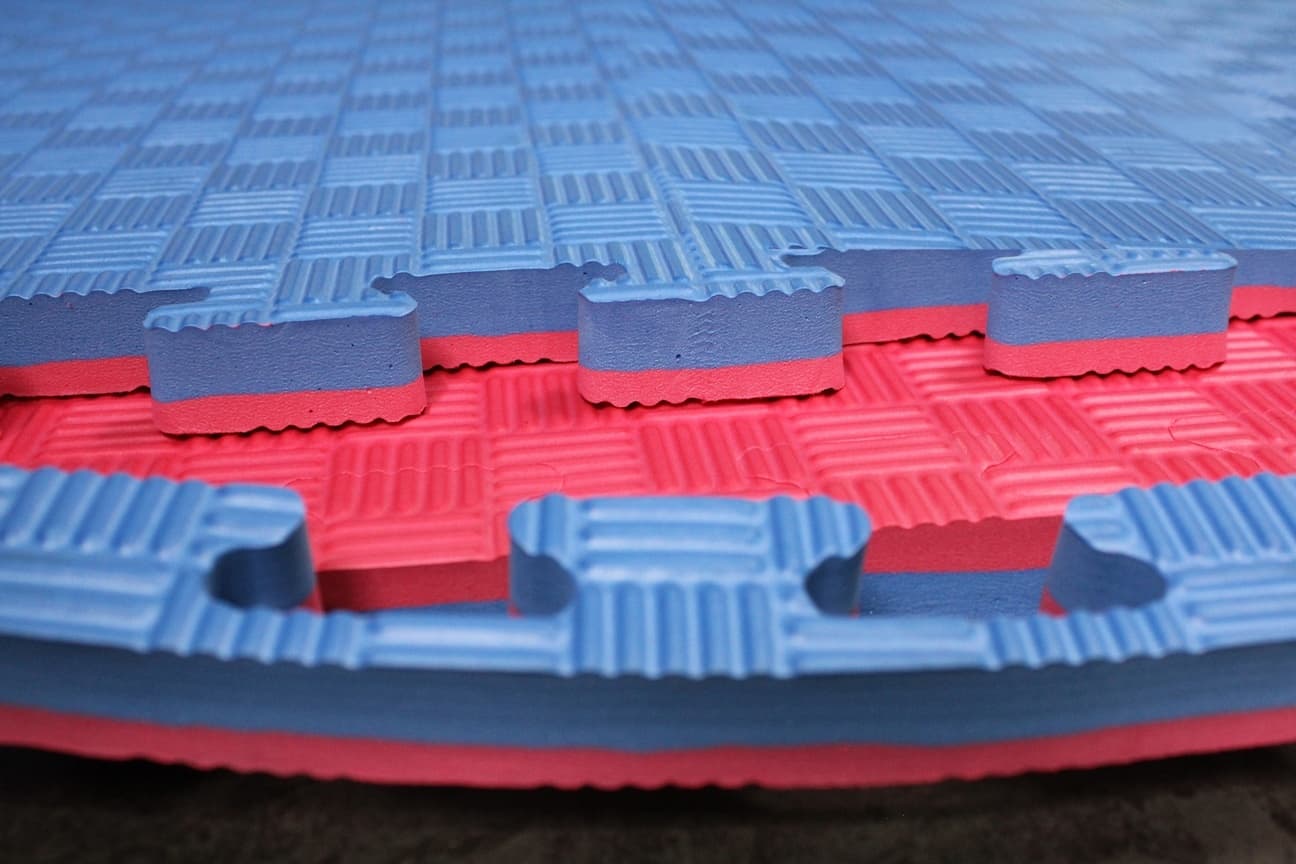 Legend Sports Legend Puzzelmat Sportvloer | 100 x 100 x 4 cm | Blauw / Rood
