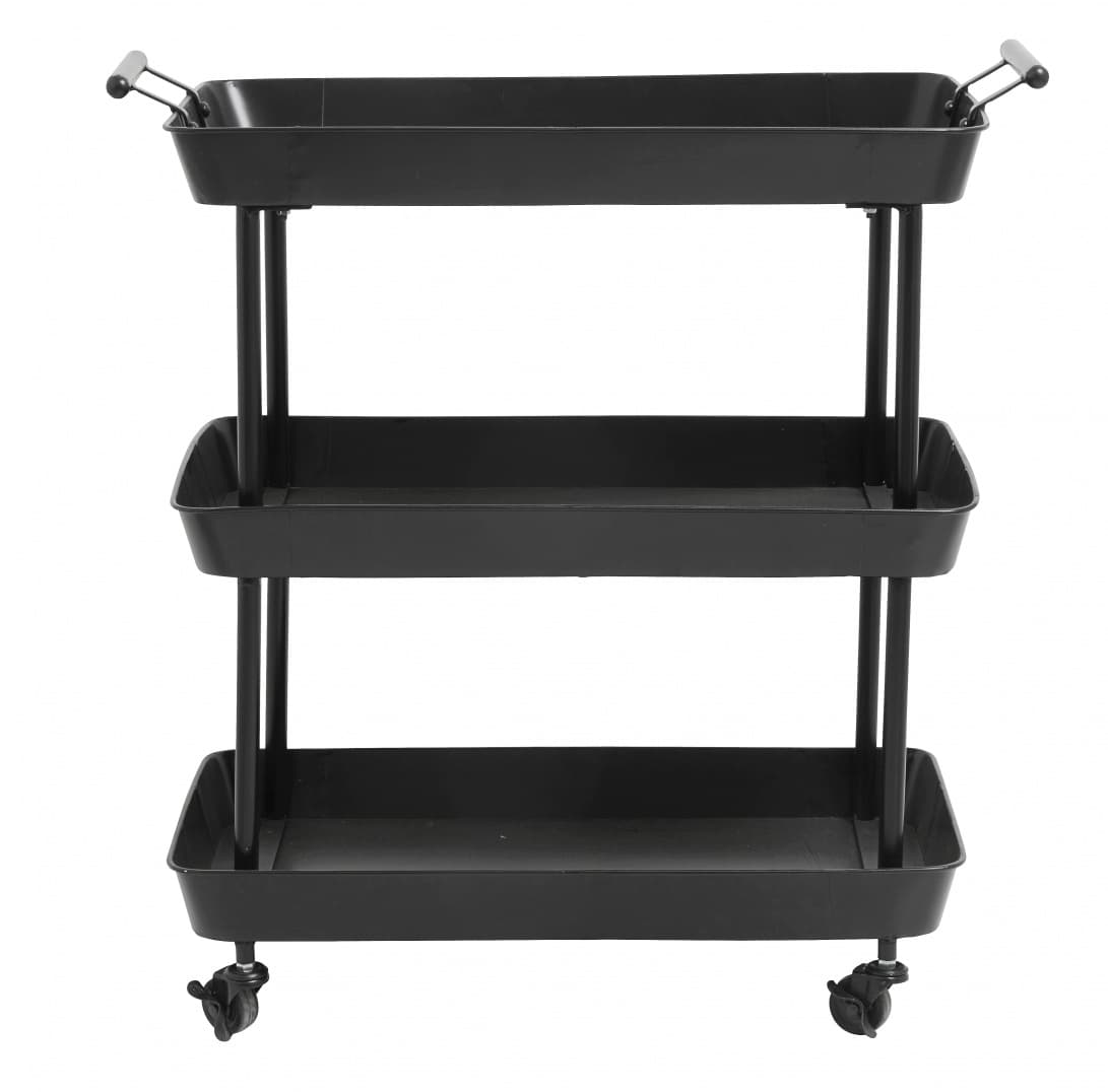 Nordal Trolley zwart metaal