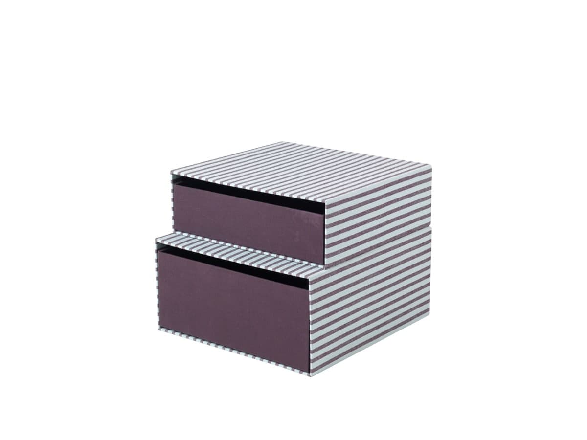 Broste Copenhagen Cecelia opbergboxen blackberry wine - 70080496