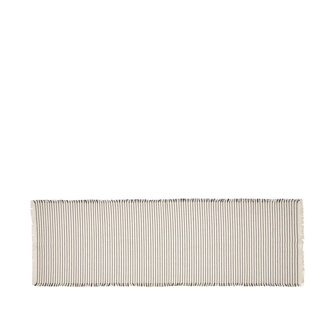 Broste Copenhagen Elouise tafelrunner off white/zwart - 71210320