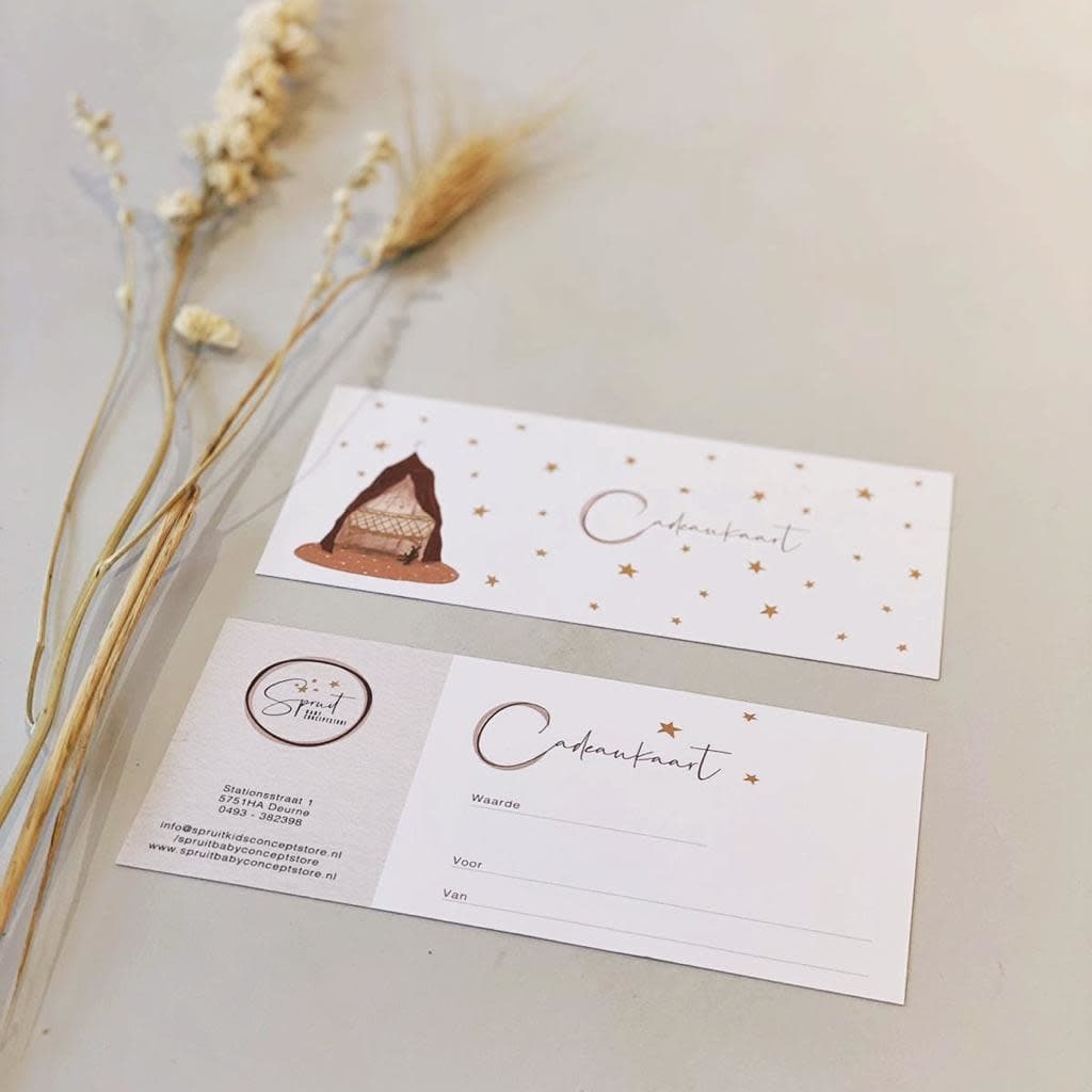 Cadeaubon - Thema Baby